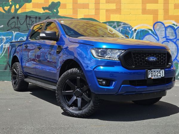 2022 Ford Ranger Ute XLT, LOW KMS, 20" ALLOYS image