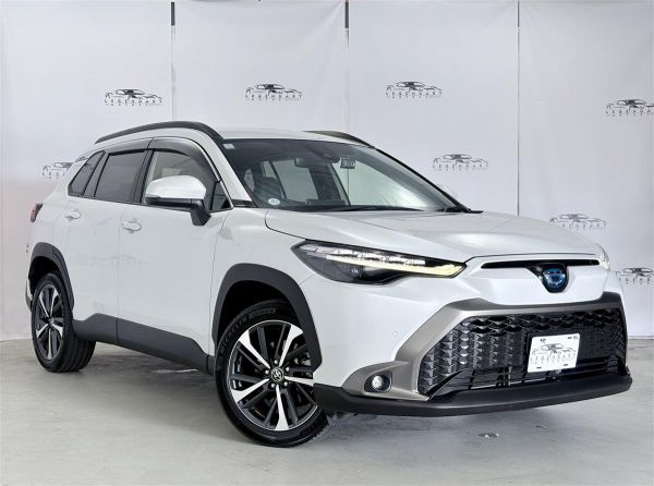 2022 Toyota Corolla Cross Hybrid Z, Carplay,Black half leather image