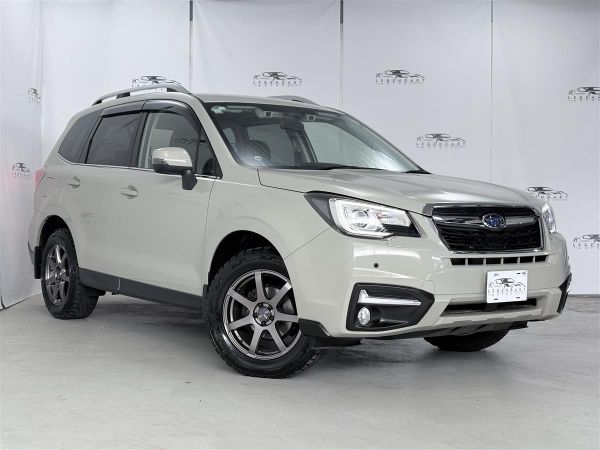 2016 Subaru Forester Roof rack,Black Half leather seat image