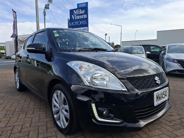 2015 Suzuki Swift NZ NEW 1.4L CRUISE CONTROL MULTI AIRBAGS NZ MAPS BLUETOOTH FACTORY ALLOYS image