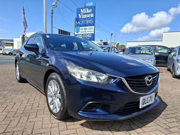 2016 Mazda 6 GLX NZ NEW CRUISE CONTROL CURTAIN AIRBAGS BLUETOOTH PUSH START I STOP SPORTS MODE  REVERSE CAMERA FACTORY ALLOYS USB/AUX PORTS image